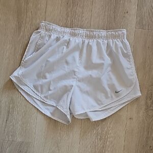Nike Women's White Athletic Shorts